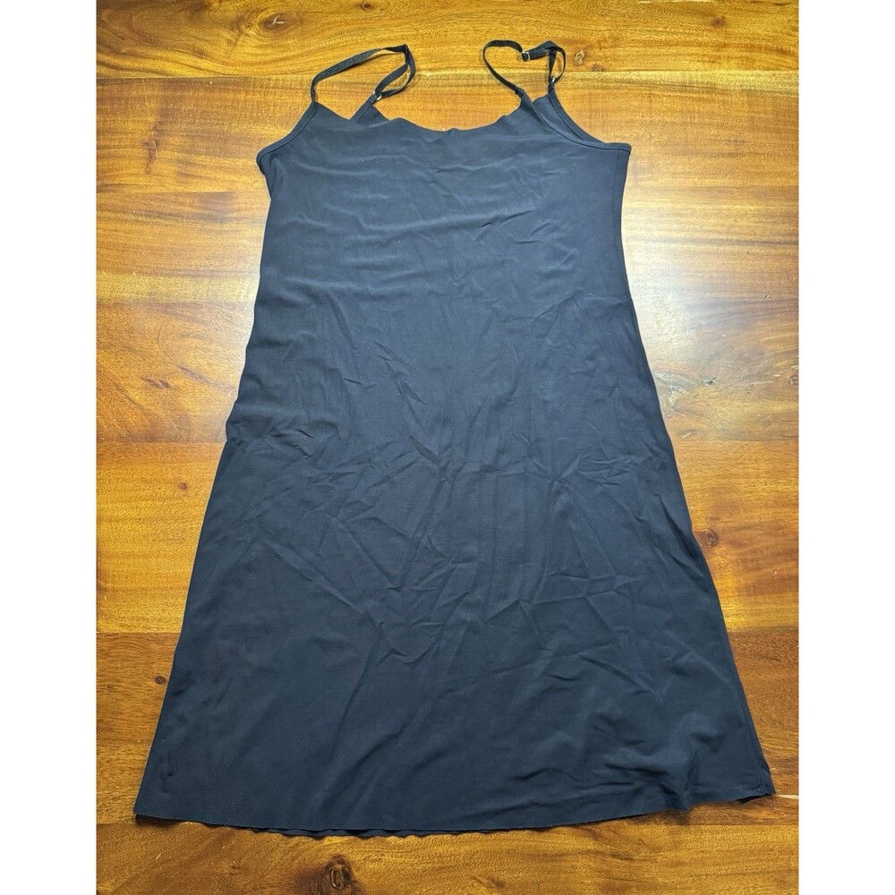 Commando Women’s Navy Slip Dress M/L Shaper Cami Microfiber Seamless Foundation